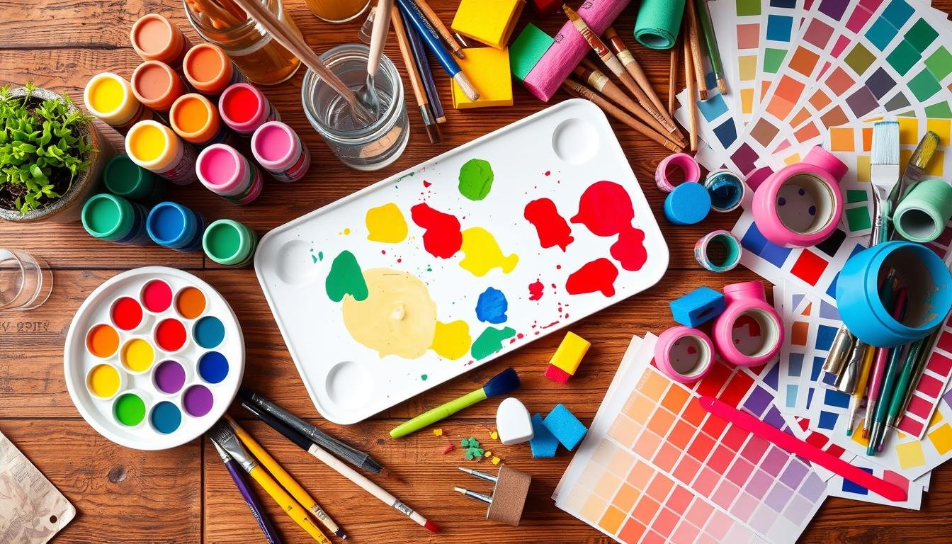 Craft Paint Supplies and Color Tools