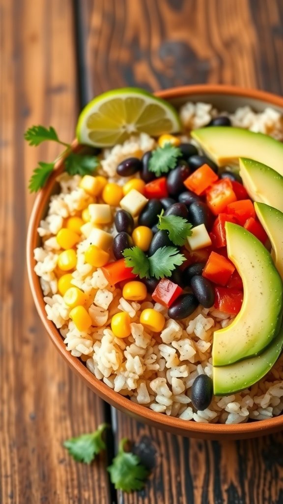 Flavorful Easy Vegan Burrito Bowls Recipe