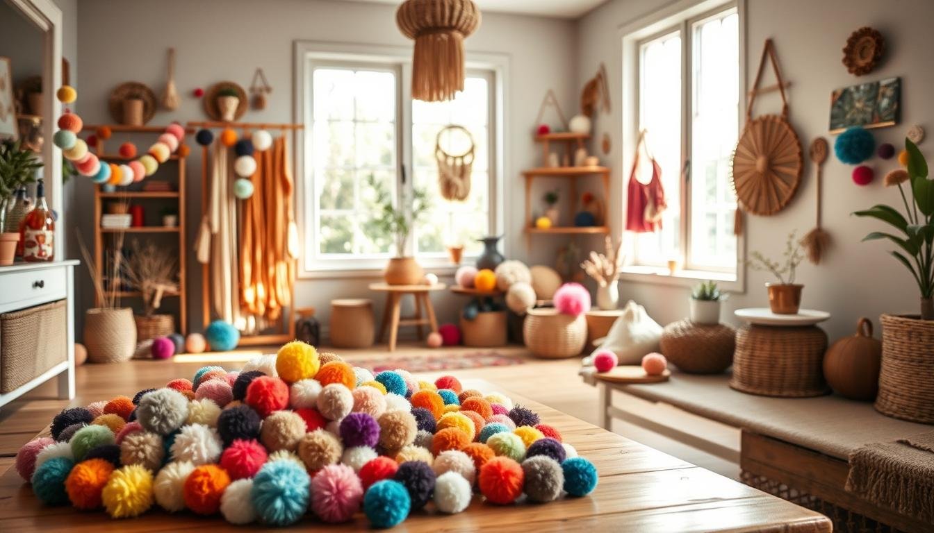 Sustainable Eco-Friendly Pom Pom Crafts for Adults