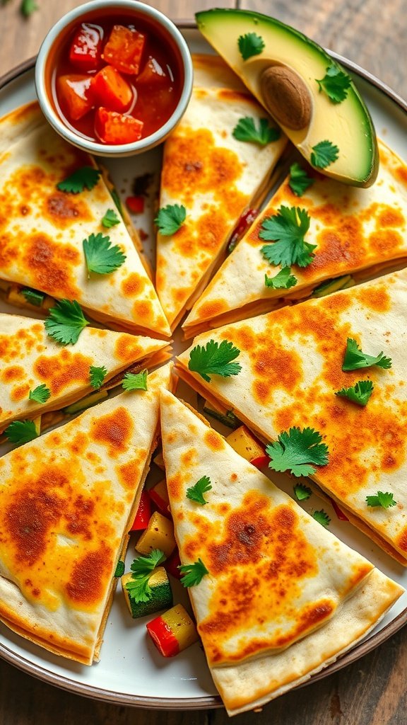 Simple Vegan Quesadillas with Flavorful Fillings